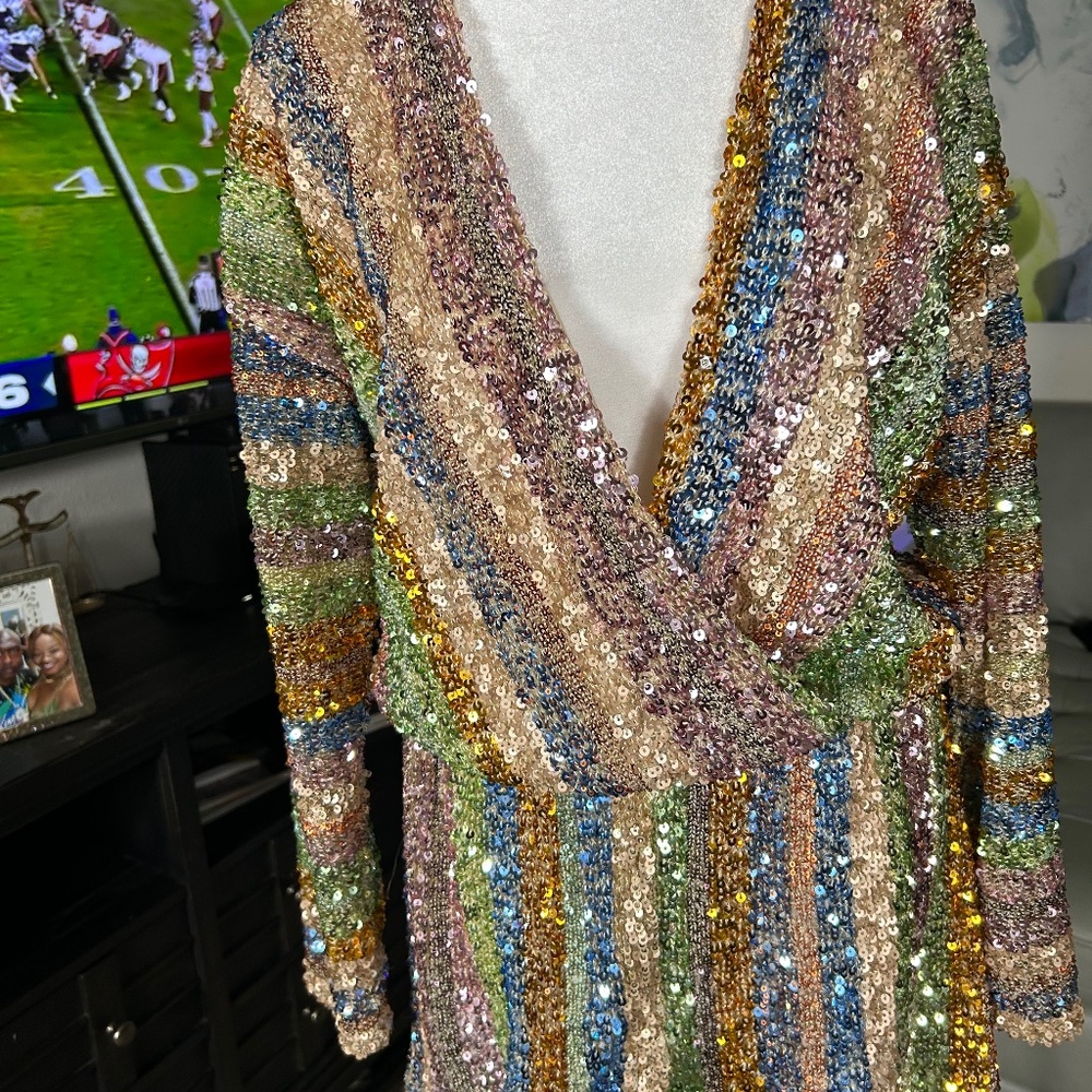 Endless Rose Sequin Romper